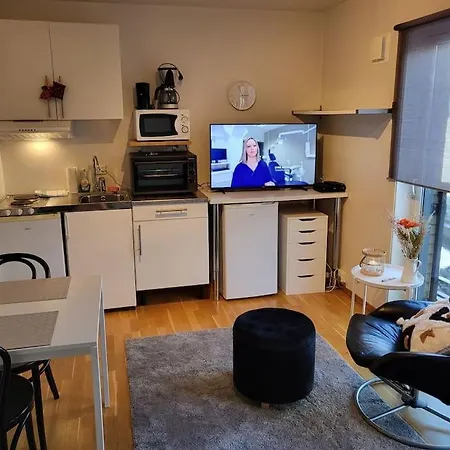 One-room Dorm With Kitchenette, Bath, Bed 140x200 ستافانجر